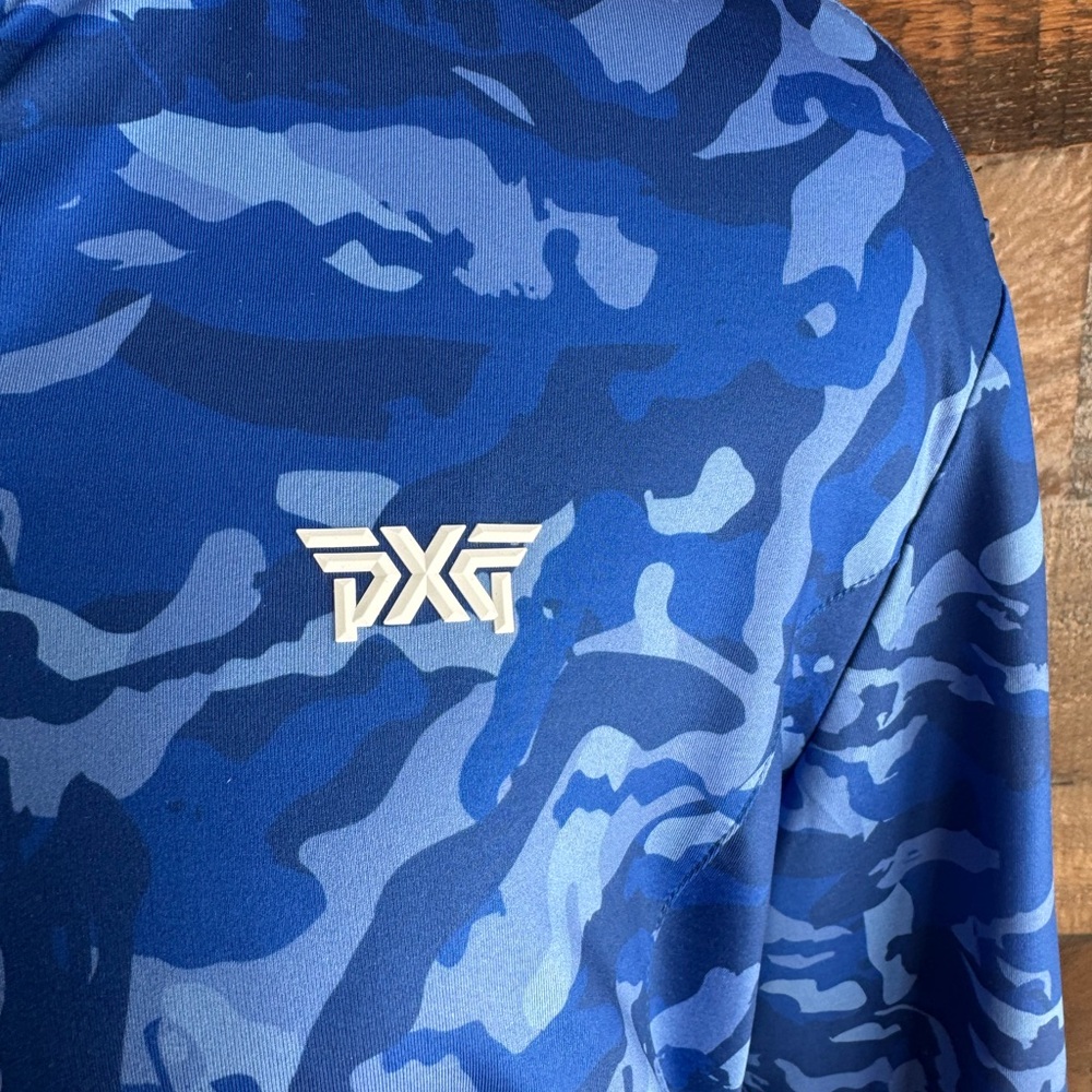 STILL AVAILABLE- PXG Blue Camouflage Pullover - Picture 2 of 6